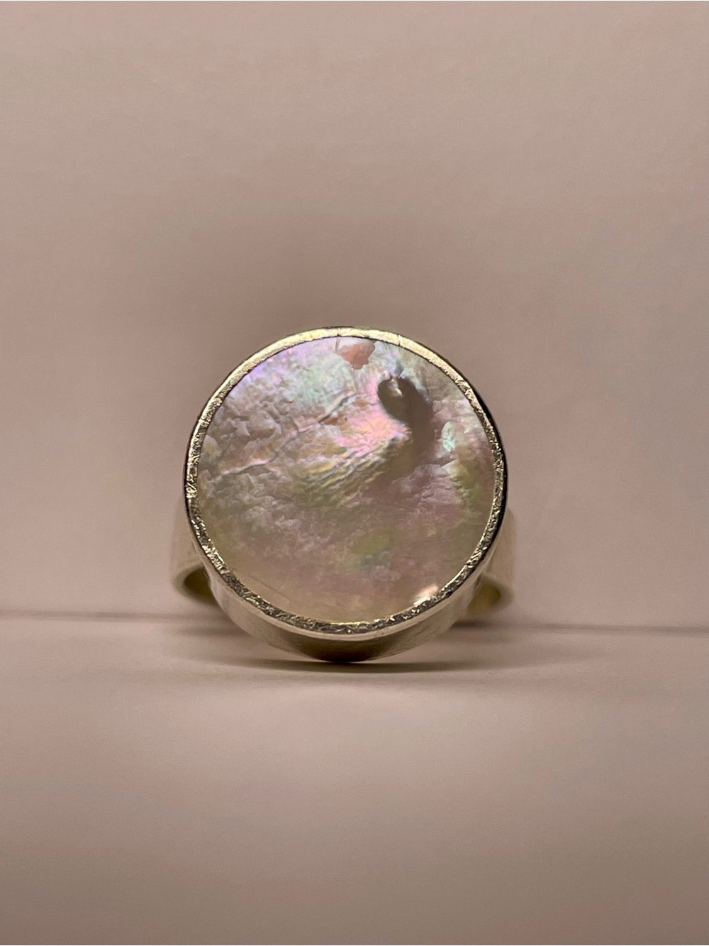 Sterling Silver Mother-of-Pearl Ring
